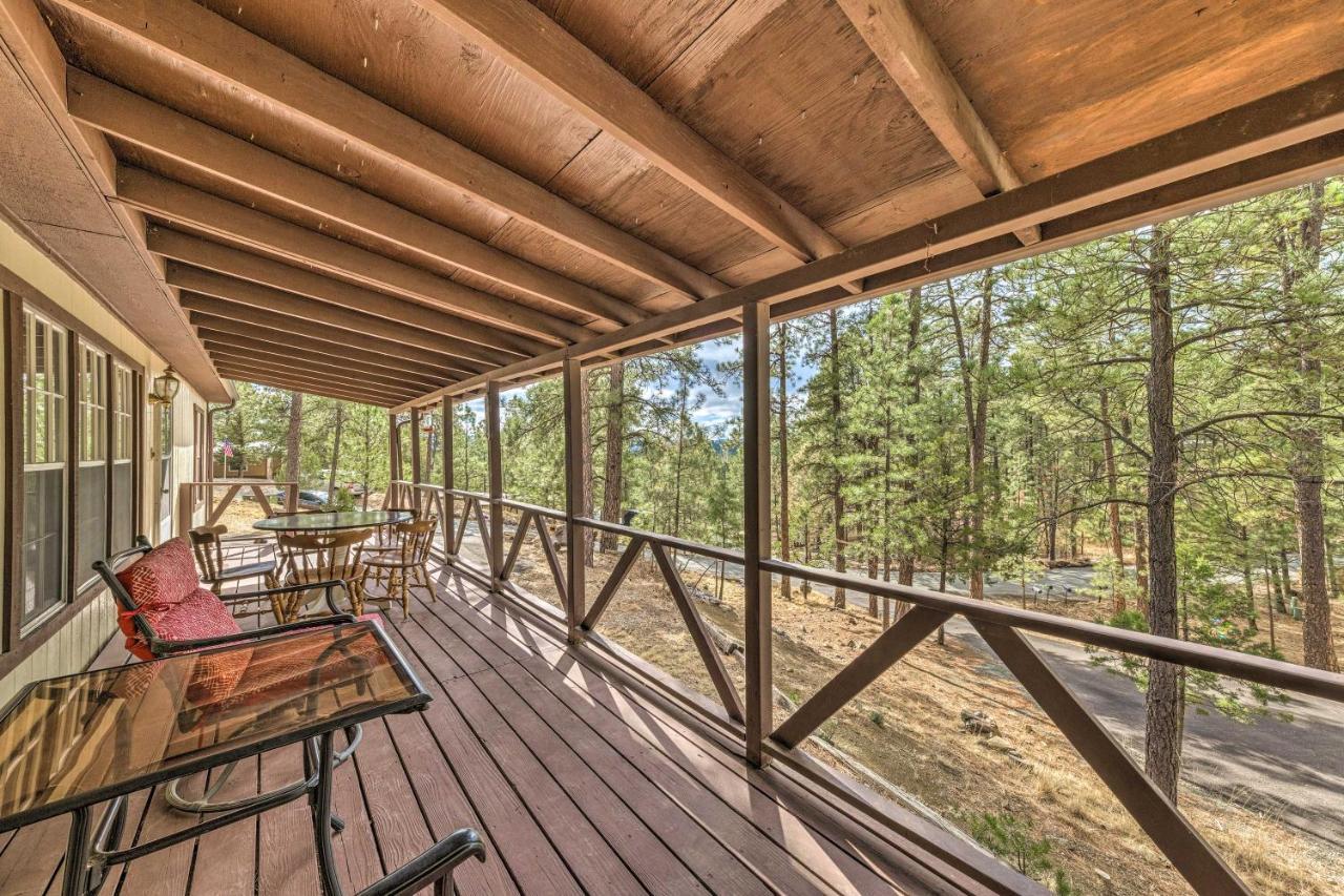 3 Mi To Ruidoso Winter Park Home With Fireplace! Bagian luar foto