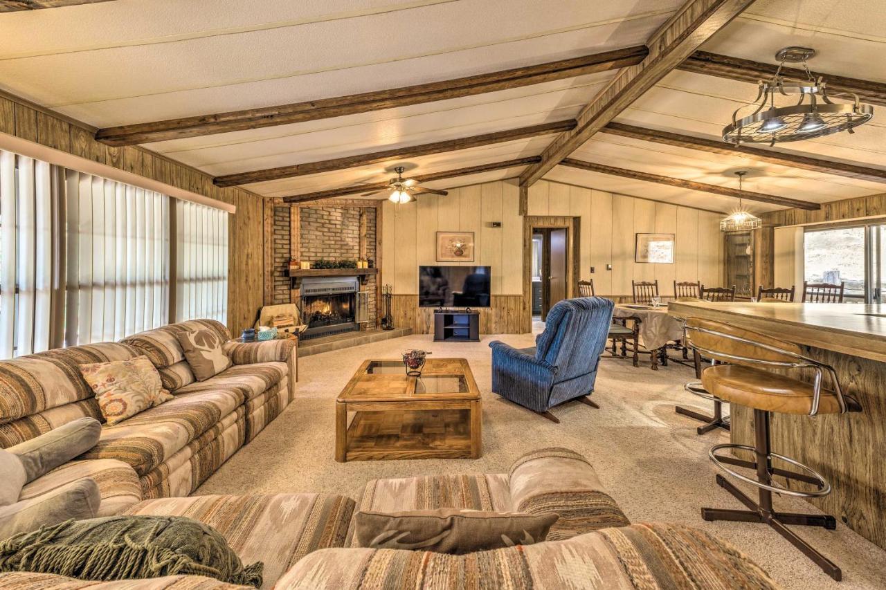 3 Mi To Ruidoso Winter Park Home With Fireplace! Bagian luar foto