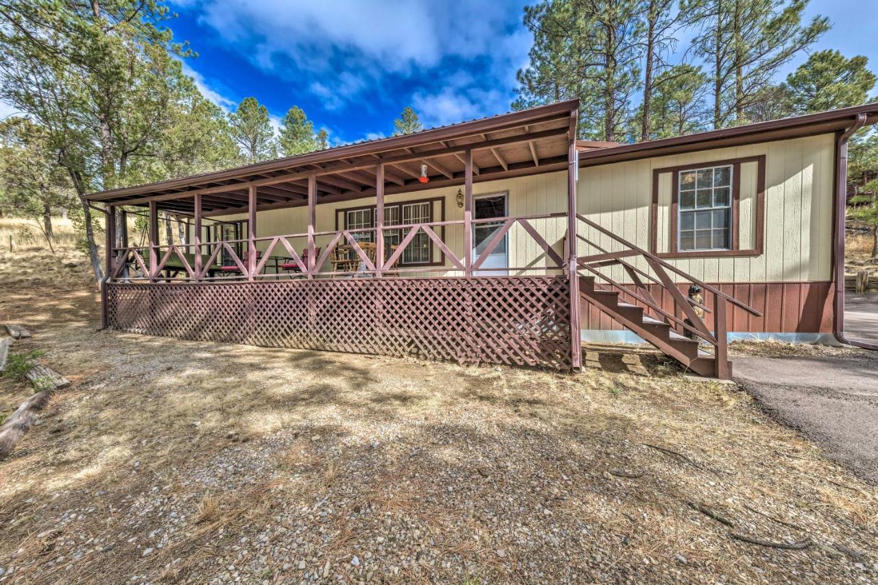 3 Mi To Ruidoso Winter Park Home With Fireplace! Bagian luar foto