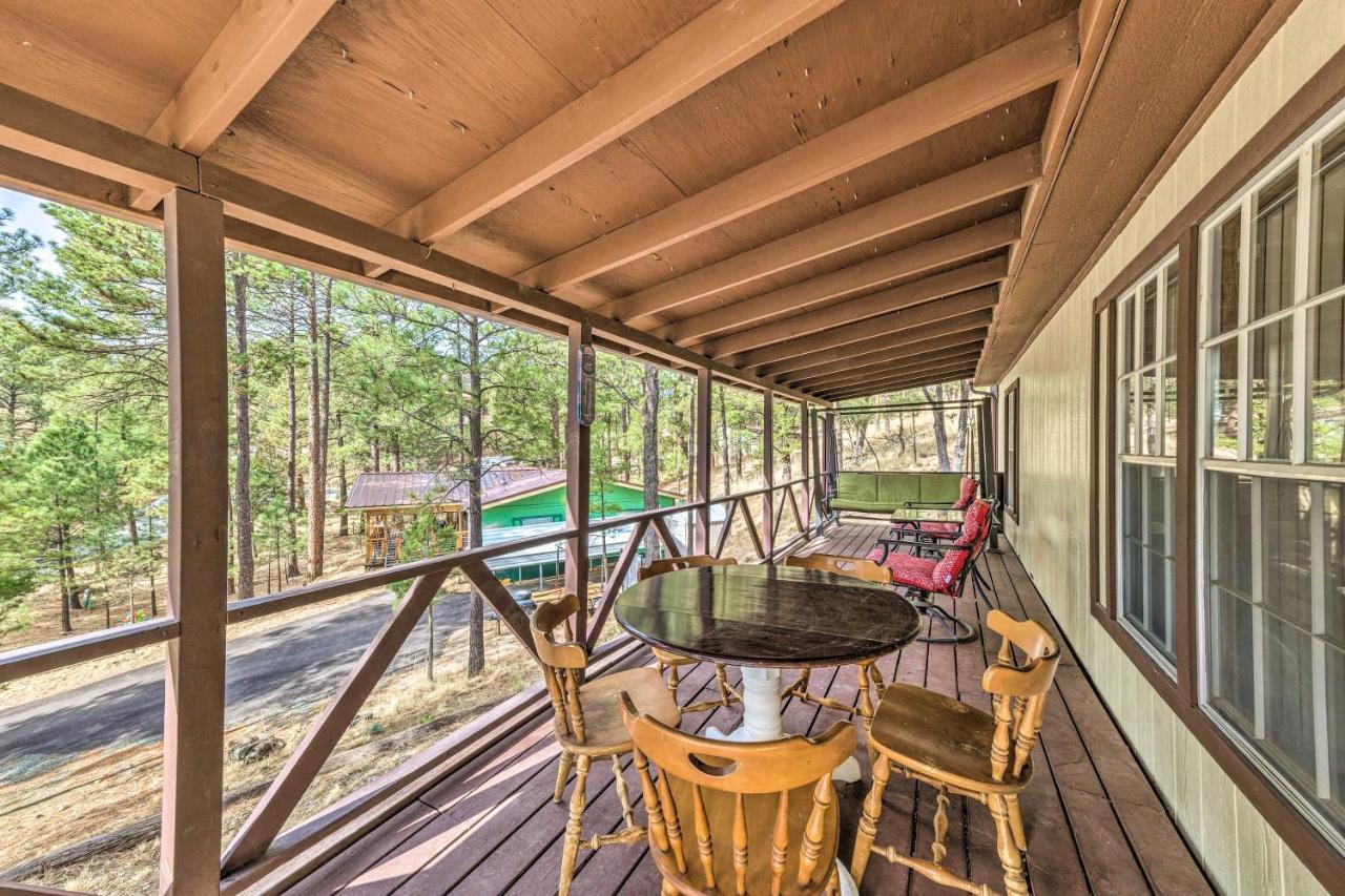 3 Mi To Ruidoso Winter Park Home With Fireplace! Bagian luar foto